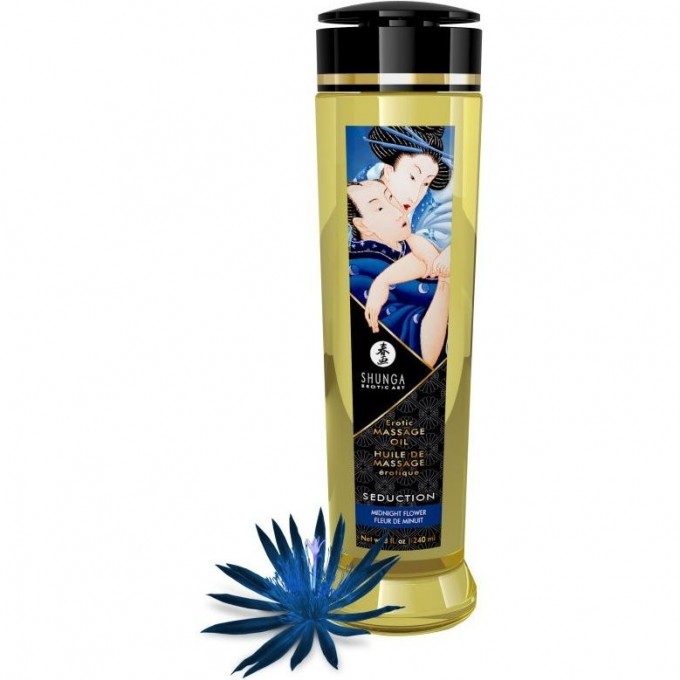 Масло массажное для тела SHUNGA MIDNIGHT FLOWER (НОЧНОЙ ЦВЕТОК) 1219 SG